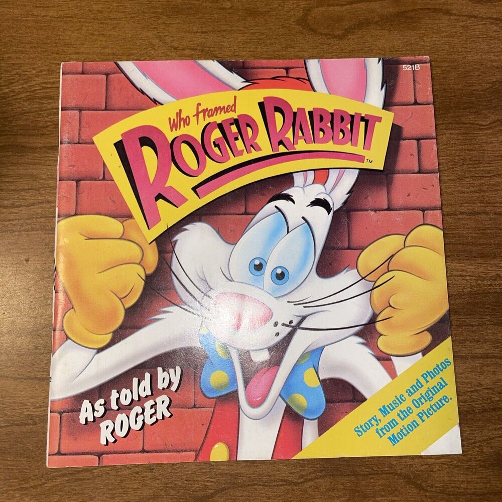 Who Framed Roger Rabbit As Told by Roger BOOK ONLY NO CASSETTE